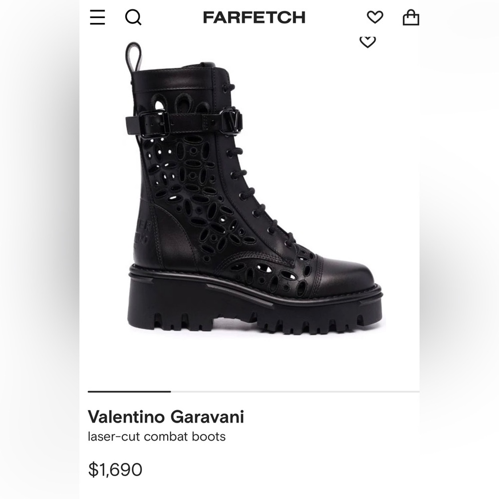 Valentino amazing eyelet boots